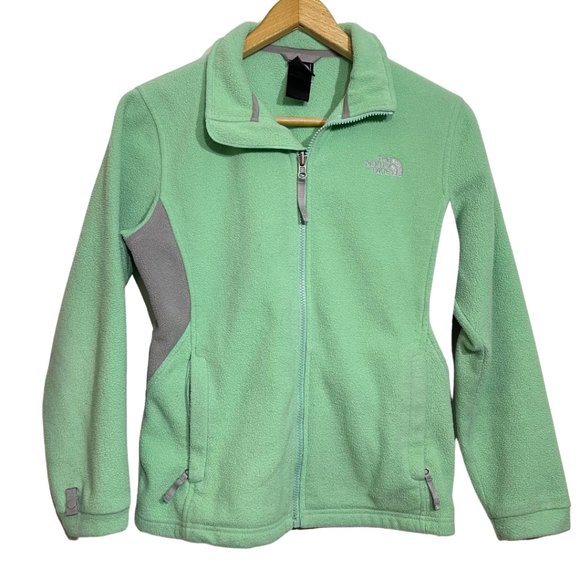 The North Face Fleece Full Zip Jacket Girls Large - Picture 1 of 10